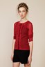 23. Farrow Cardigan - Cherry . Vassar Short - Black
