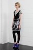 007. Waisted T - Grey . Miranda Skirt - Grey Print . Leopold Leggings - Black.
