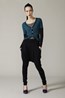 5. Docks Cardigan - Kingfisher . Long Stocking Crew - Slate . Dhoti Pant - Ink.