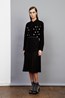 Billy Shirt - Black . Sunray Skirt - Black.