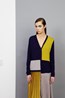 Mondrian Cardigan - Blue Multi . Factory Dress - Blue Multi.