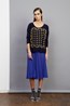 Scarf Top - Blue . Sunray Skirt - Blue.