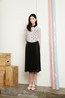 Wyatt Shirt - Lilac . Float Skirt - Black.