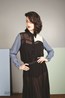 Atrium Shirt - Black. Sunray Skirt - Black.