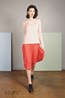Iris Crew - Pink. Sunray Skirt - Coral.