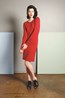 Long Long Sleeve Shift - Red.