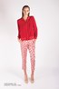 Thorn Bomber - Red . Manderley Trouser - Cherry.