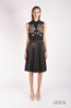 Cove Shirt - Black . Maxim Skirt - Black.