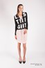 Bracken Cardigan - Black . Bea Dress - Pink.