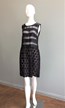 Midnight Garden Dress - Stripe