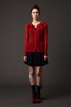09. Cape Cod Cardigan - Red . Fitz Tutu - Ink