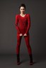 24. Starburst Crew - Red . Starburst Leggings - Red.