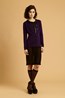 09. Bamboo Cardigan  - Purple . Pearl Dress - Black.