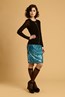 13. Admiral Cardigan - Black . Gin Dress - Turquiose.