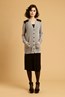 24. Kingdom Cardigan - Stone . Peninsula Dress - Black.