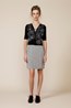 08. Twig Cardigan - Black . Long Island Tunic - Grey