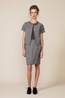 14. Pierre Jacket - Graphite . Bloom Tank - Mauve . Left Bank Skirt - Graphite