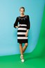Bloom Top - Black. Soho Skirt - Black and Silver