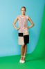 Spring Top - Buttermilk. Match Skirt - Black.