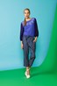 Bloom Top - Blue . Battersea Pant - Chambray Spot